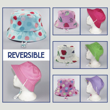 Gancho 08 – Gorro Bucket Infantil, reversible