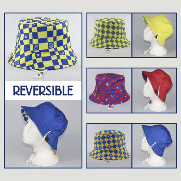 Gancho 10 – Gorro Bucket Infantil, reversible