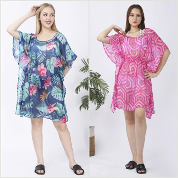 Chiffon Poncho One Size/6 prints