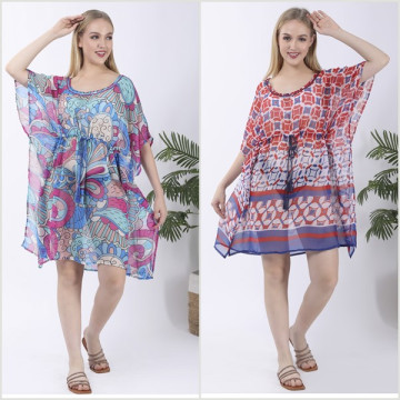 Chiffon Poncho One Size/6...