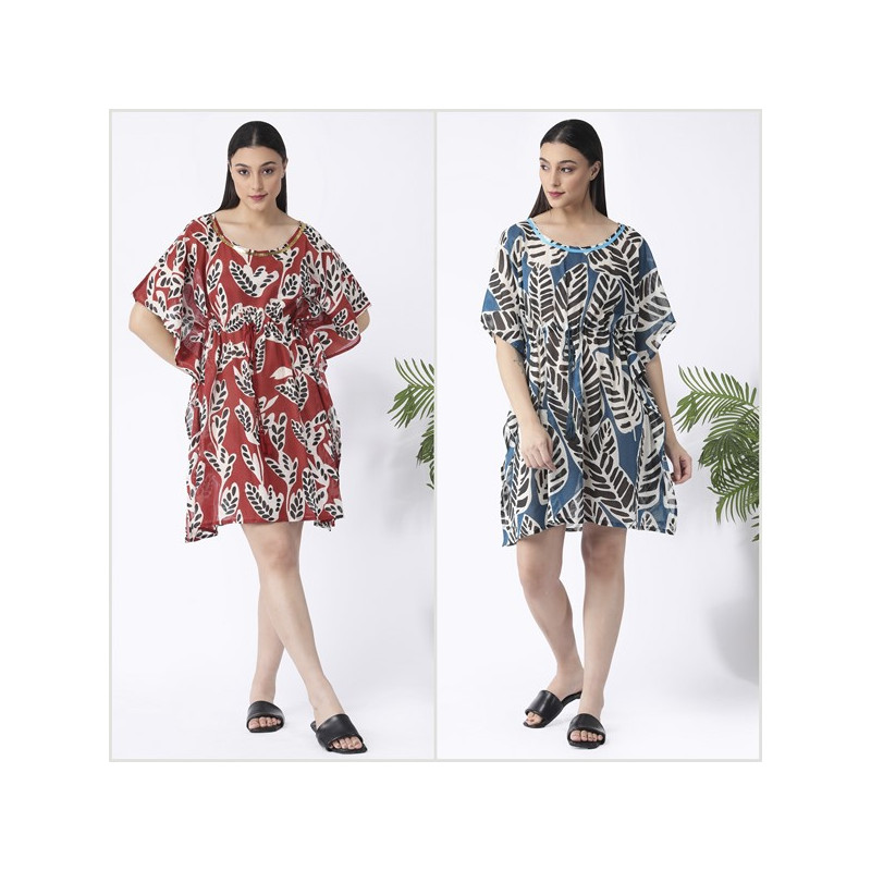 Poncho de Algodão Tamanho Único / 3 estampas Poncho de Algodão Tamanho Único / 3 estampas