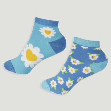 Crochet 06 – Paire de chaussettes. Modèle : Marguerite