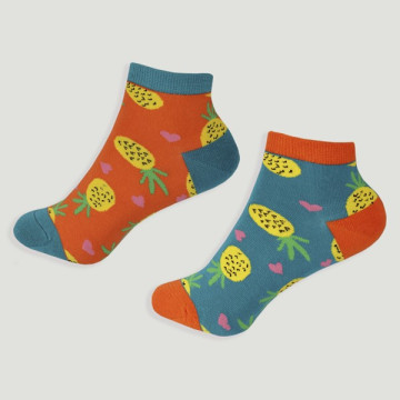 Crochet 10 – Paire de chaussettes. Modèle : Ananas