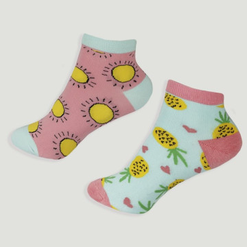 Gancho 11 – Par calcetines. Modelo: Sol / Piña