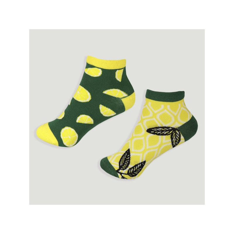 Gancho 13 – Par calcetines. Modelo: Limones Gancho 13 – Par calcetines. Modelo: Limones