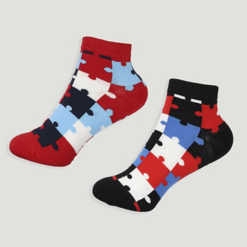 Crochet 17 – Paire de chaussettes. Modèle : Casse-tête