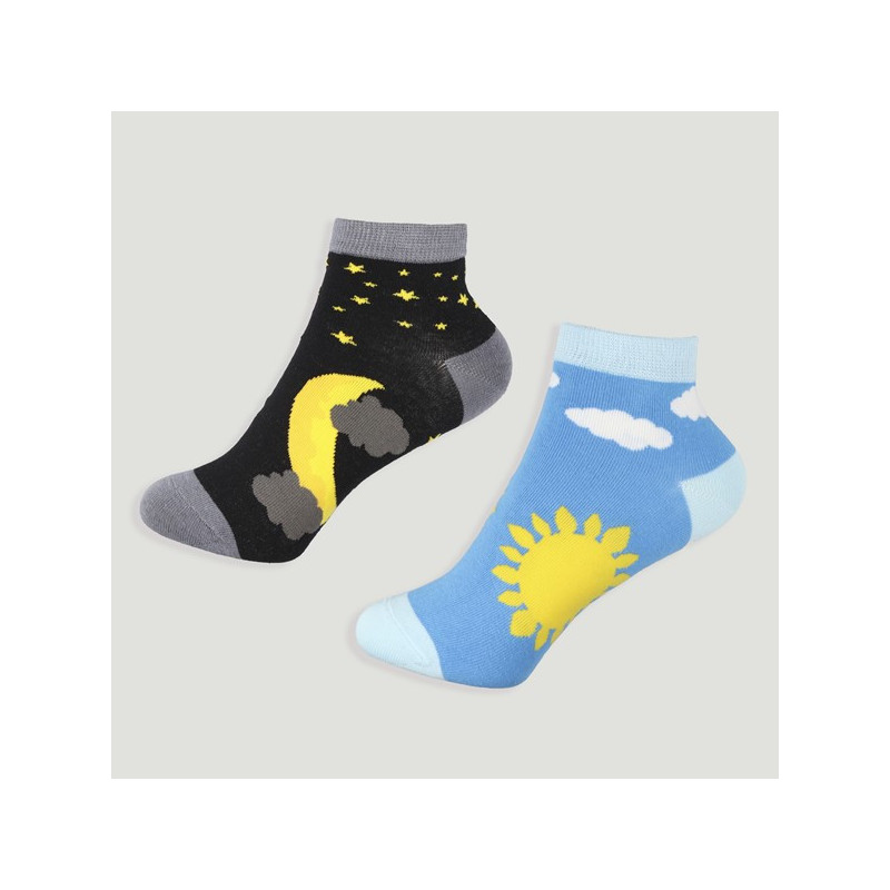 Gancho 25 – Par calcetines. Modelo: Día / Noche Gancho 25 – Par calcetines. Modelo: Día / Noche