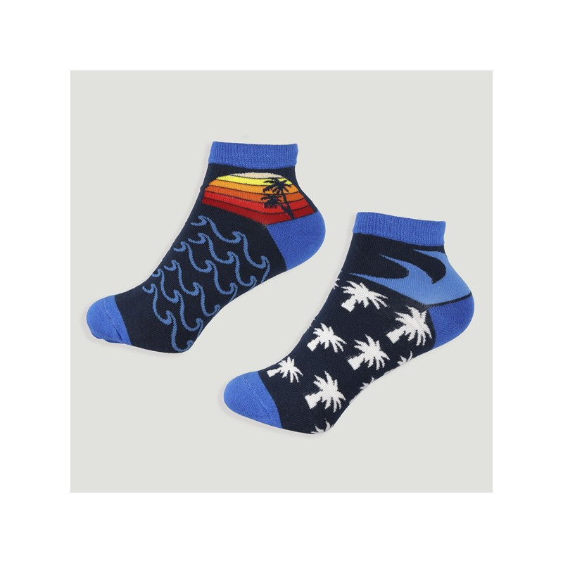 Gancho 30 – Par calcetines. Modelo: Palmeras Gancho 30 – Par calcetines. Modelo: Palmeras