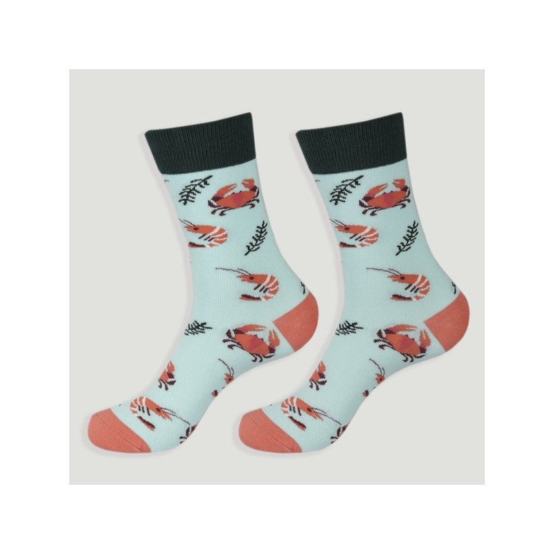 Gancho 34 – Par calcetines. Modelo: Crustáceos Gancho 34 – Par calcetines. Modelo: Crustáceos