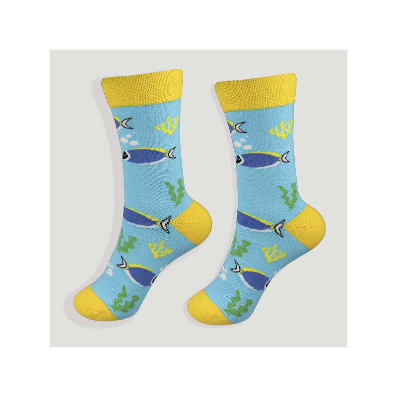 Gancho 36 – Par calcetines. Modelo: Peces Gancho 36 – Par calcetines. Modelo: Peces