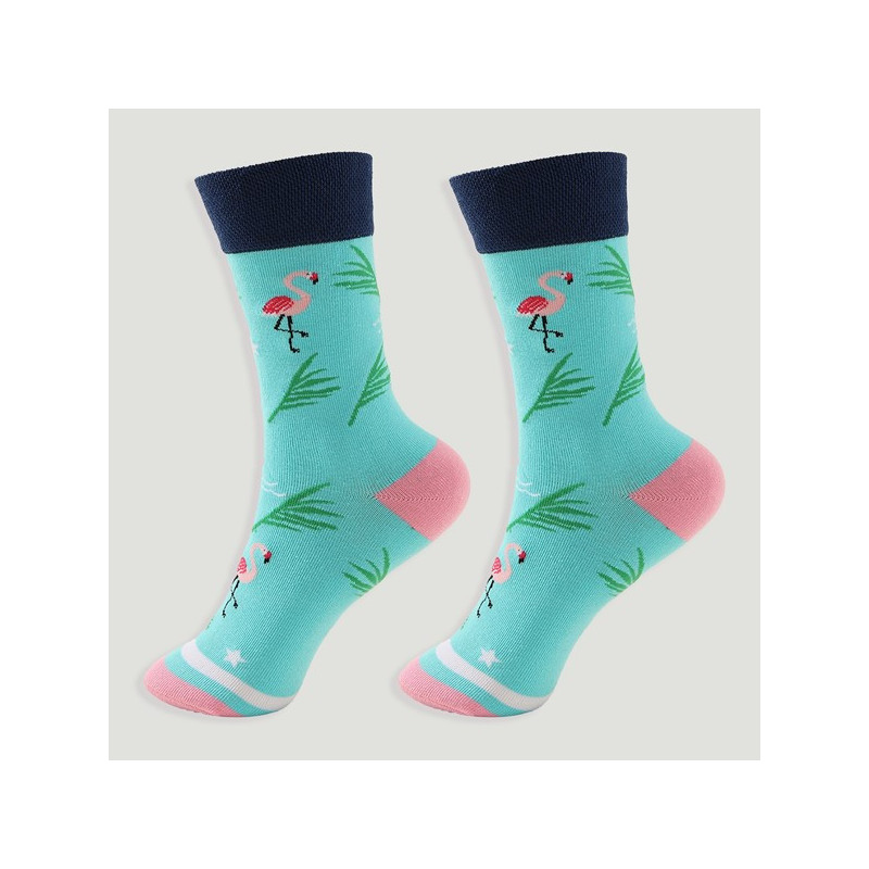 Gancho 37 – Par calcetines. Modelo: Flamencos Gancho 37 – Par calcetines. Modelo: Flamencos