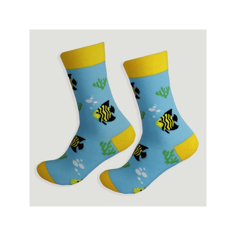 Gancho 41 – Par calcetines. Modelo: Peces Gancho 41 – Par calcetines. Modelo: Peces