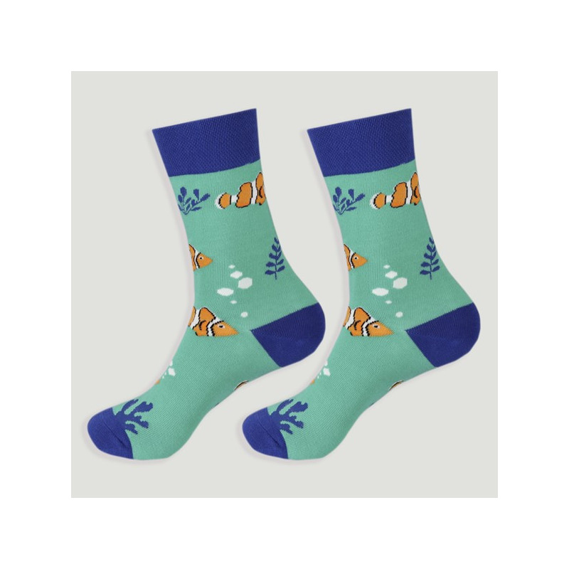 Gancho 44 – Par calcetines. Modelo: Peces Gancho 44 – Par calcetines. Modelo: Peces