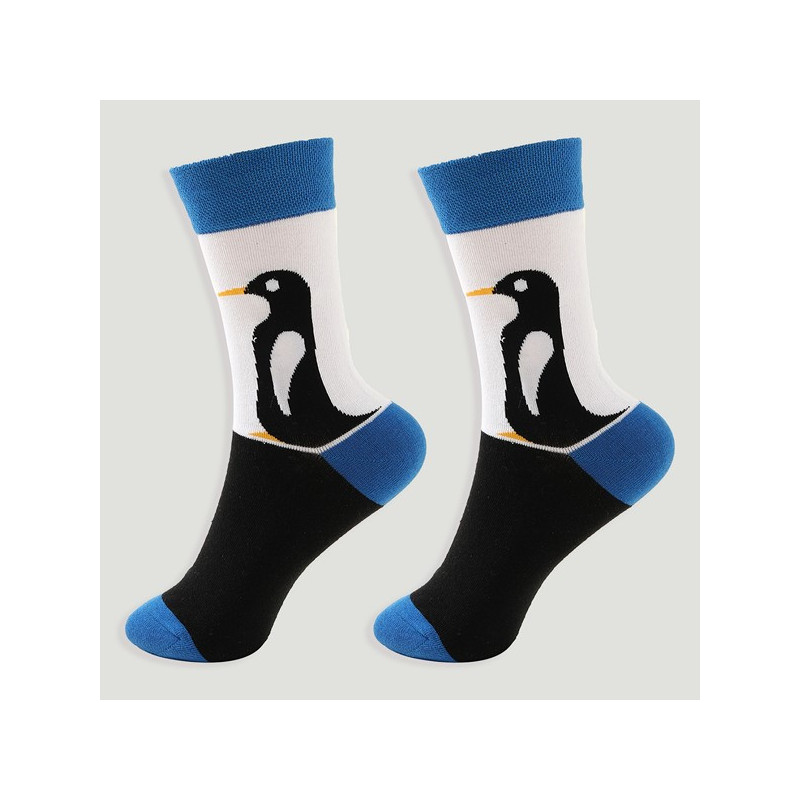 Gancho 46 – Par calcetines. Modelo: Pingüino Gancho 46 – Par calcetines. Modelo: Pingüino