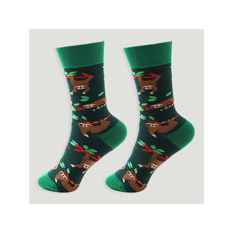 Gancho 55 – Par calcetines. Modelo: Oso perezoso Gancho 55 – Par calcetines. Modelo: Oso perezoso