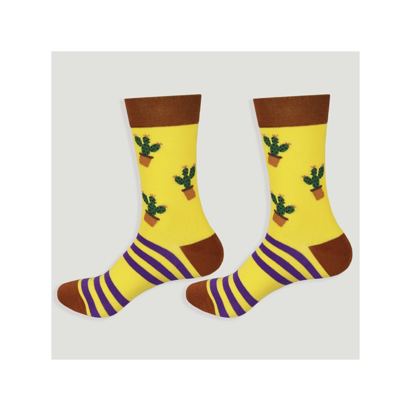Gancho 58 – Par calcetines. Modelo: Cactus Gancho 58 – Par calcetines. Modelo: Cactus