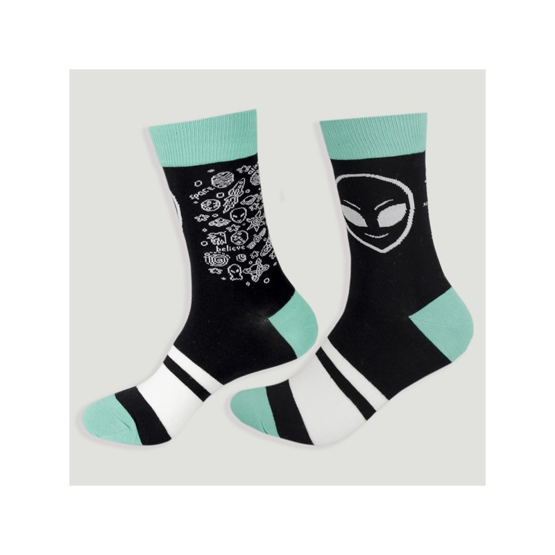 Gancho 66 – Par calcetines. Modelo:  Aliens Gancho 66 – Par calcetines. Modelo:  Aliens