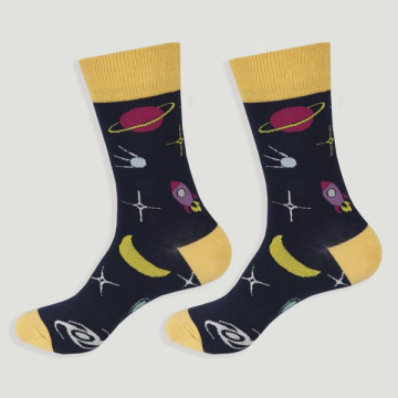 Gancho 68 – Par calcetines. Modelo: Símbolos astronómicos 