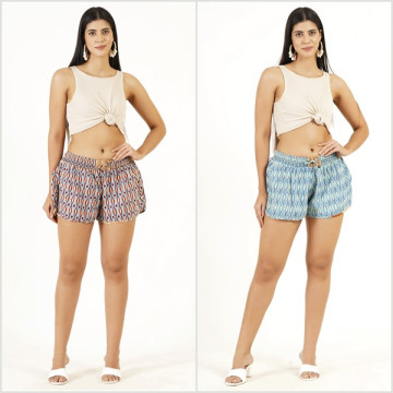 Short Cotton Pants. One Size / 6 Colors