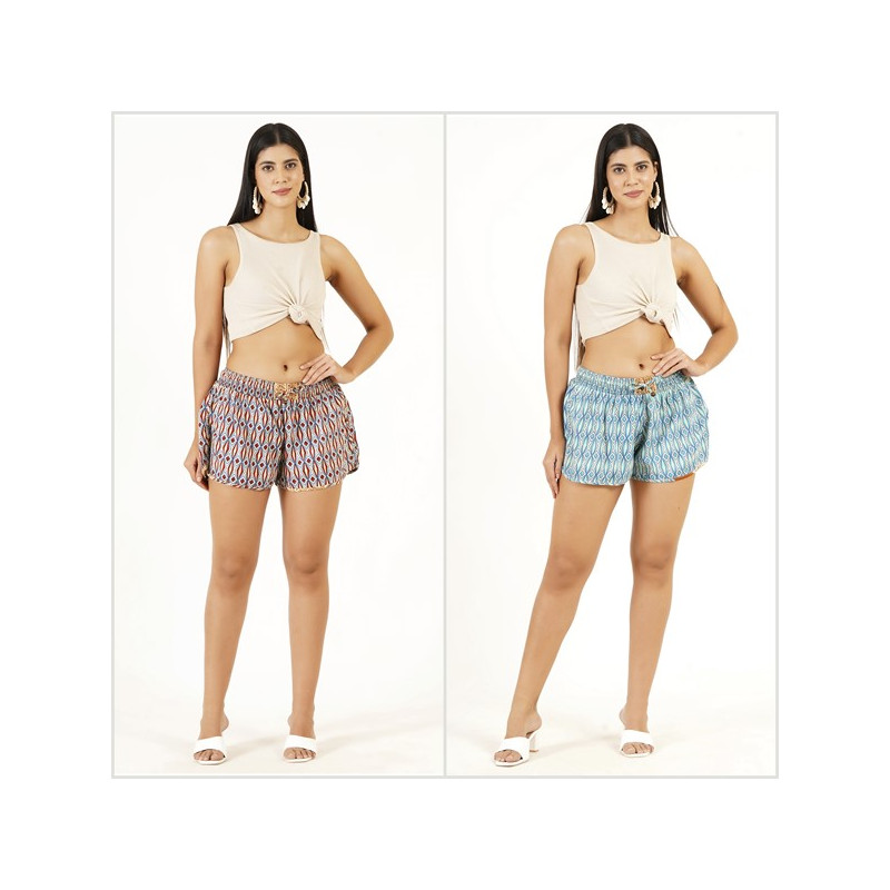 Short en coton. Taille unique / 6 couleurs Short en coton. Taille unique / 6 couleurs