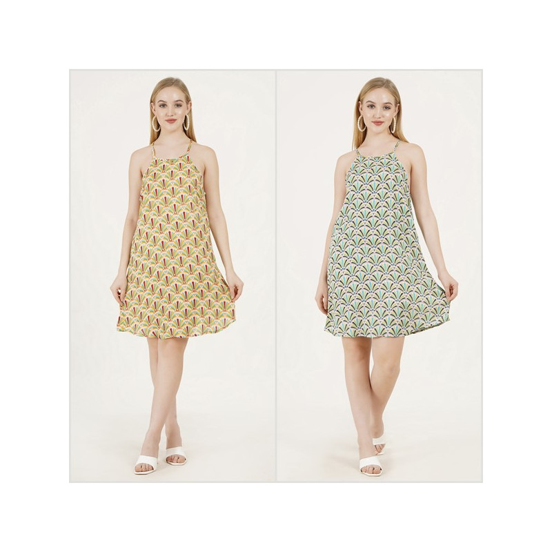 Short Rayon Dress. 2 Sizes / 2 Colors Short Rayon Dress. 2 Sizes / 2 Colors