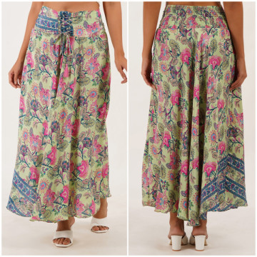 Falda larga Poliéster. Talla Única / 4 colores