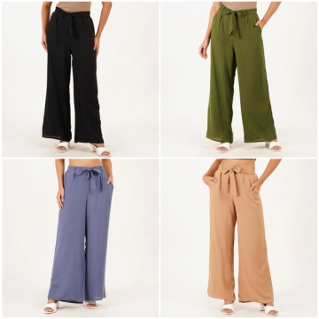 Pantalón largo Rayón. S/M  L/XL 4 colores