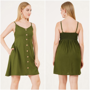 Viscose short dress. One size / 4 colors