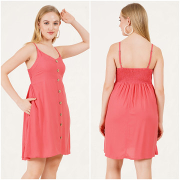 Viscose short dress. One size / 4 colors