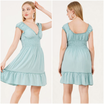Viscose short dress. One size / 4 colors