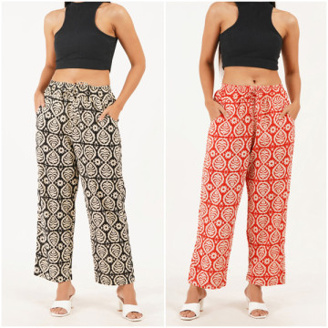 Long cotton pants. One size / 4 colors