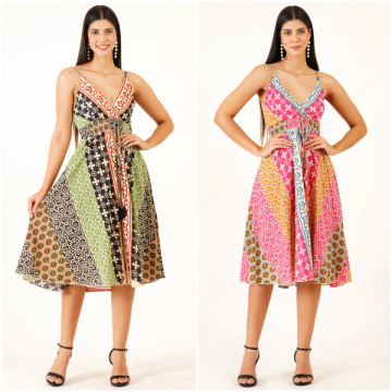Short cotton dress. One size / 4 colors