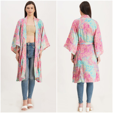 Polyester Kimono. One size / 4 colors