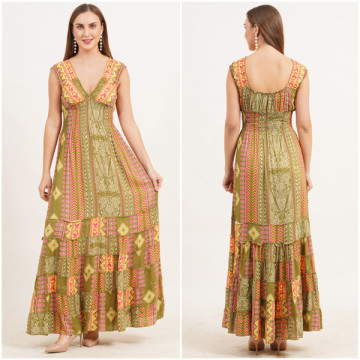 Viscose modal long dress. One size / 2 colors