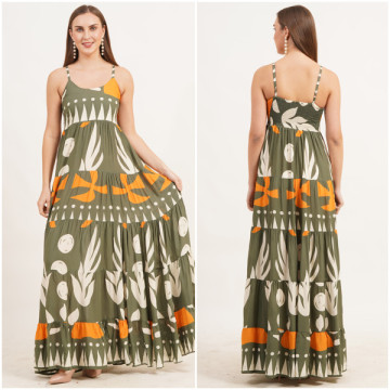 Viscose modal long dress. One size / 2 colors