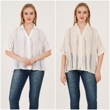Cotton women's shirt. One size / 2 colors