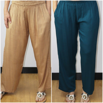 Pantalón largo Rayón. S/M  L/XL 4 colores