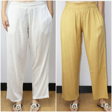 Rayon long pants. S/M L/XL 4 colors