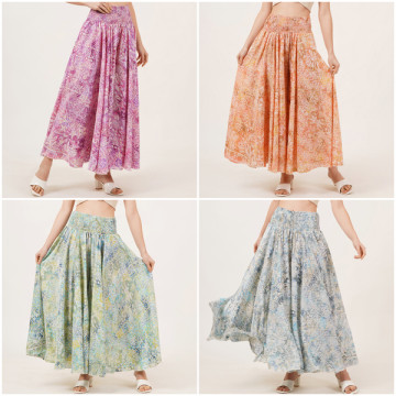 Falda-pantalón Polyester. Talla única 4 colores