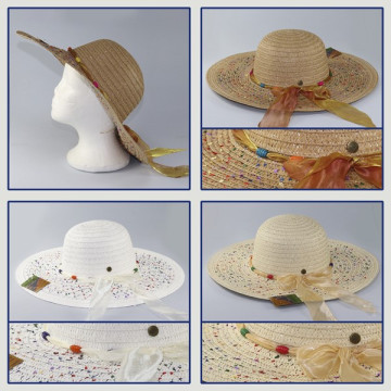 Gancho 17 – Sombrero Verano, modelos/colores surtidos. Varias tallas.