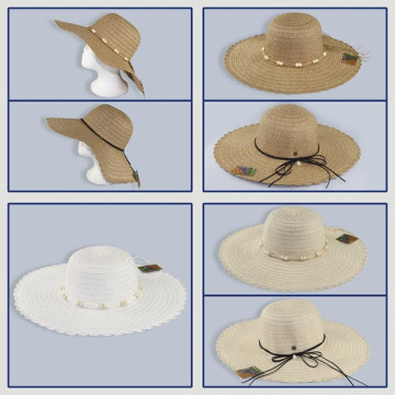 Hook 23 – Summer hat, assorted models/colors. Various sizes.