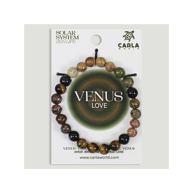 Hook 05 – 8mm mineral ball bracelet. Venus model Hook 05 – 8mm mineral ball bracelet. Venus model