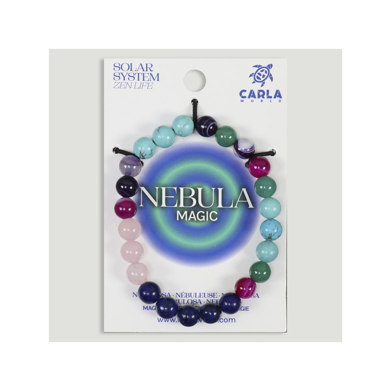 Hook 08 – 8mm mineral ball bracelet. Nebula model Hook 08 – 8mm mineral ball bracelet. Nebula model