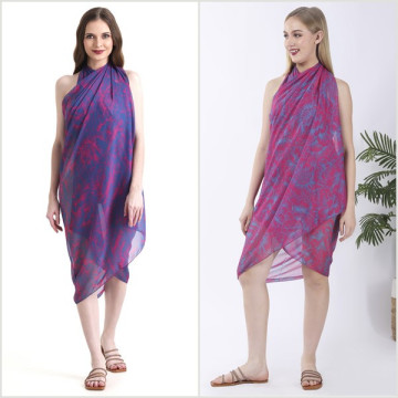 Gancho 09 – Pareo de chiffon. Tamanho único / 2 impressões