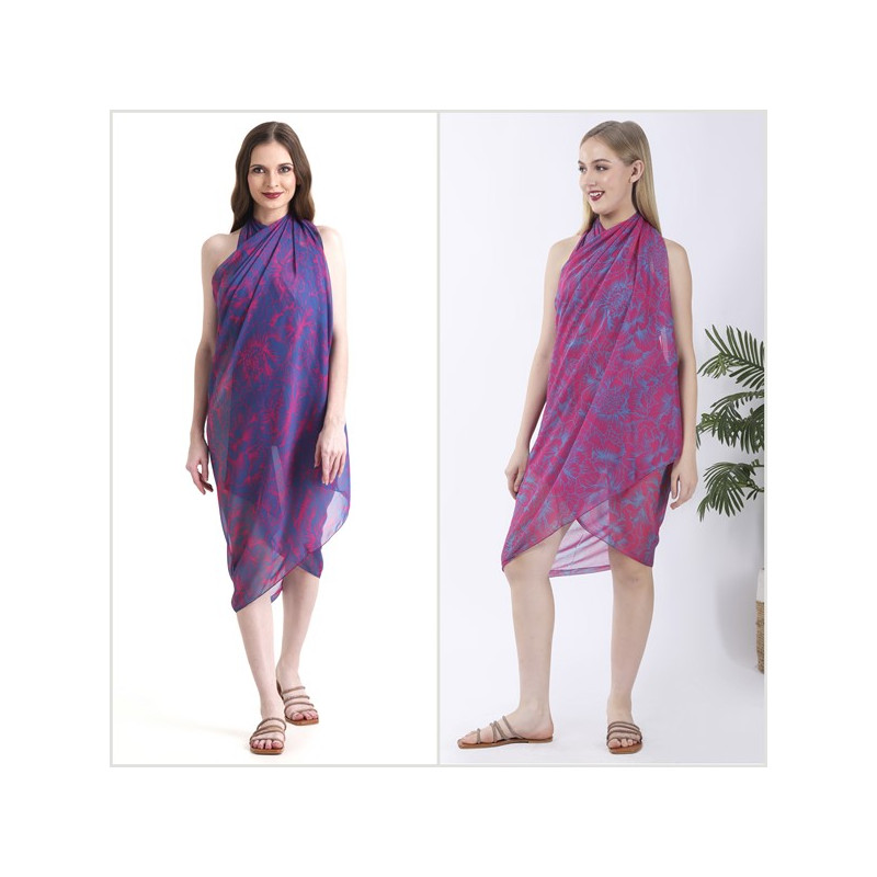 Hook 09 – Chiffon Sarong. One Size / 2 Prints Hook 09 – Chiffon Sarong. One Size / 2 Prints
