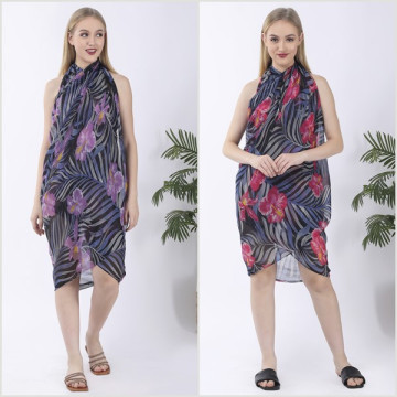 Gancho 12 – Pareo de chiffon. Tamanho único / 2 impressões