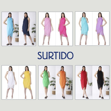Gancho 14 – Pareo Liso Modal. Talla Única / Colores Surtidos