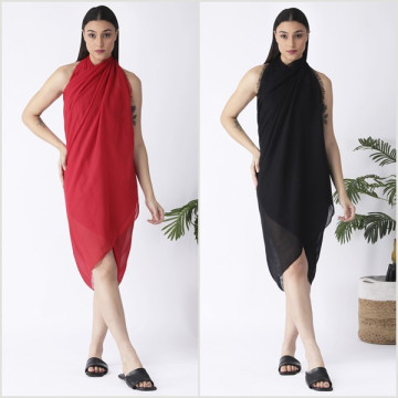 Gancho 15 – Pareo Liso Modal. Talla Única / 2 Colores