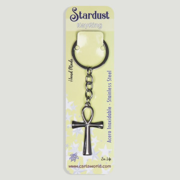 Gancho 18 – Llavero acero inoxidable. Modelo Cruz 