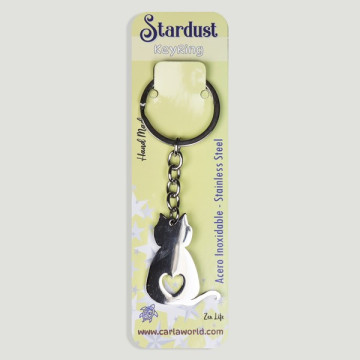 Gancho 24 – Llavero acero inoxidable. Modelo Gato